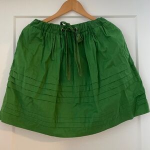 Green skirt